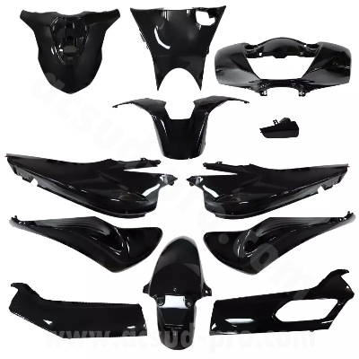 KIT CARENE 13 PEZZI CARENA HONDA SH125 / 150CC 2020-2024 NERO TIPO ORIGINALE 