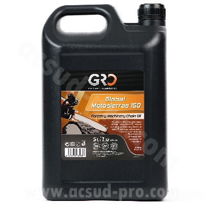 CHAIN OIL FOR CHAINSAW MACHINES GLOBAL RACING OIL VISCOSITE ISO 150 (5L)