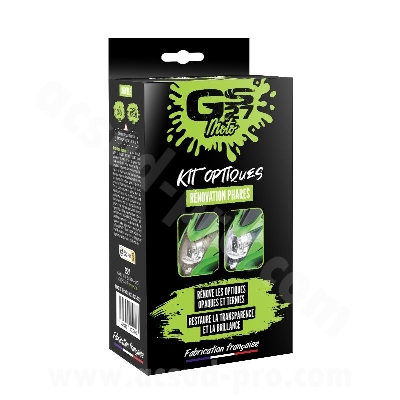 KIT OPTIQUES - RÉNOVATION PHARES  GS27