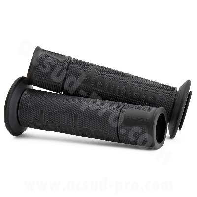 REVETEMENT POIGNEE DOMINO MOTO ON ROAD A450 NOIR OPEN END 120-125mm (LA PAIRE)