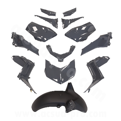 CARENADO ADAPT. YAMAHA XMAX 125-300CC 2023-2024 GRIS NARDO  (13 PIEZAS)