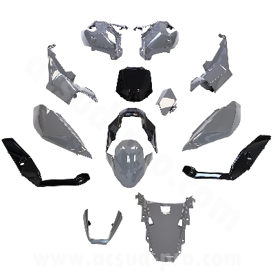 KIT CARROSSERIE ADAPT. HONDA XADV 750CC 2021-2024  GRIS NARDO  ( 13 PIECES )
