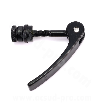 ABRAZADERA DE SILLIN BICI C/CIERRE RAPIDO ALUMINIO Ø 28,6 NEGRO