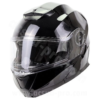 HELMET NOEND SC-34 MODULAR WITH DOUBLE SHIELD, GLOSSY BLACK     M