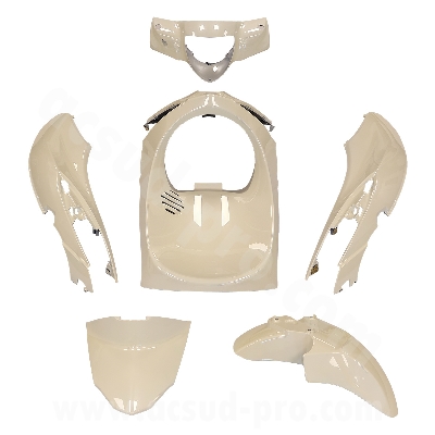 KIT CARENE 6 PEZZI CARENA PIAGGIO LIBERTY 50-125CC 2015-2023 COLORE BIANCO PERLA MADE IN TAIWAN NO CINA