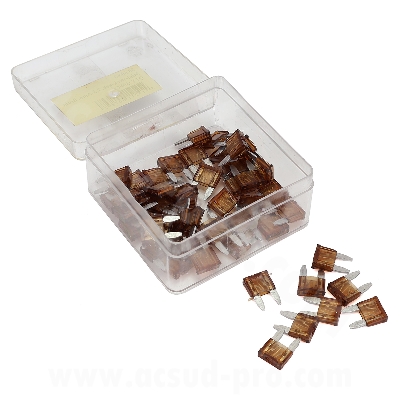 JUEGO DE 50 FUSIBLES  7.5A