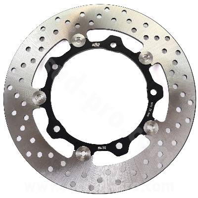 DISQUE DE FREIN AVANT MAXISCOOTER RB MAX PERFORMANCE ADAPT. YAMAHA TMAX 500 / 530 / 560CC /  XMAX 400CC Ø267mm (OEM : 5VU2581T0000 - 1SDF81T0000- 59C2581T0000) QUALITE ORIGINE 