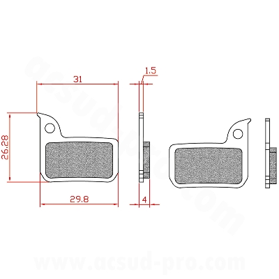 BRENTA E-BIKE BRAKE PAD COMPATIBILITY SRAM FORCE, RED, RIVAL, APEX HRD ET ULTIMATE