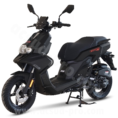 TNT MOTOR ESCAPE SCOOTER 4 STROKE 50CC 12" BLACK  EFI E5+