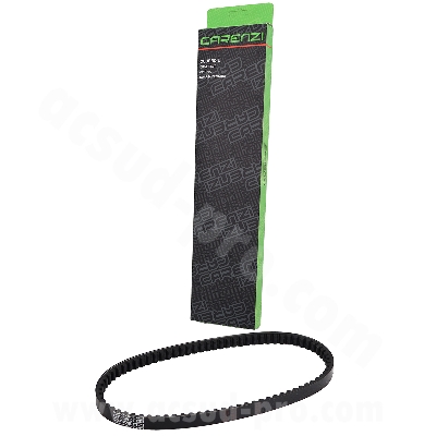 COURROIE SCOOTER ARAMID / EPDM  CARENZI ADAPT  MBK 50 BOOSTER / NITRO / OVETTO 2T / STUNT / YAMAHA 50 BWS / AEROX / SLIDER / APRILIA 50 SR 1993>2001/MALAGUTI 50 F12 / F15 ( 738 x 16.5 x 8 x 28° )