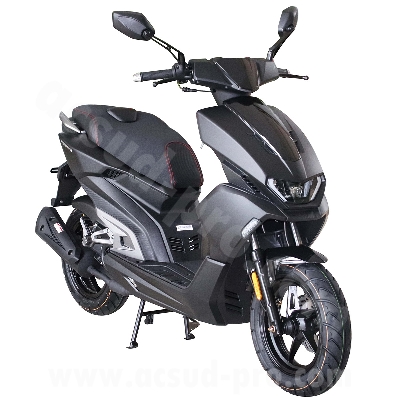 SCOOTER STREETMAX 50CC NOIR MAT / NOIR BRILLANT  12" E5+ (EFI)
