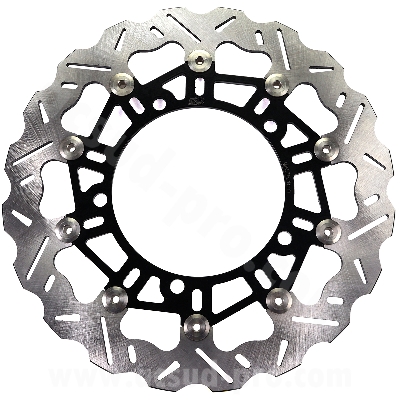 DISQUE DE FREIN AVANT MAXISCOOTER OVERSIZE RB MAX ADAPT. YAMAHA XMAX 125CC 2018-2025 / XMAX 300CC 2017-2025  Ø300mm ( MONTAGE AVEC ADAPTATEUR  282031A )