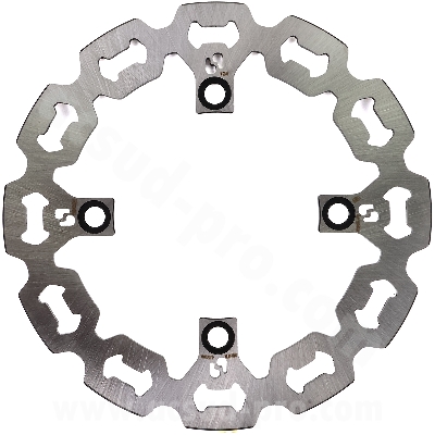 DISQUE DE FREIN ARRIERE MAXISCOOTER BRENTA ADAPT. HONDA PANTHEON / SWING 125CC  / FORZA 250CC  Ø220mm 