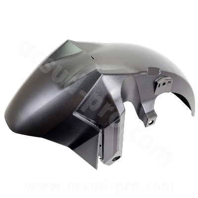 ENSEMBLE GARDE BOUE AVANT ADAPT. HONDA ADV 350CC 2022-2024 NOIR MAT (2 PIECES)