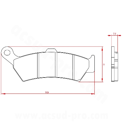 PASTIGLIE FRENO BMW R 1300 GS 2024 AR   (HOMOLOGUEE ECE R90) BR4319      
