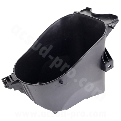 COFFRE / COMPARTIMENT SOUS SELLE ADAPT. MBK OVETTO / NEOS 1999-2006 (OEM : 5AD-F473R-0100)  NOIR 