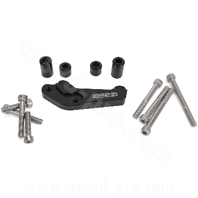 KIT VIS + ENTRETOISE POUR FREINAGE OVERSIZE CARENZI ADAPT. YAMAHA AEROX / JOG / MBK NITRO - MACHG ( POUR ETRIER 282051K / 282051L )