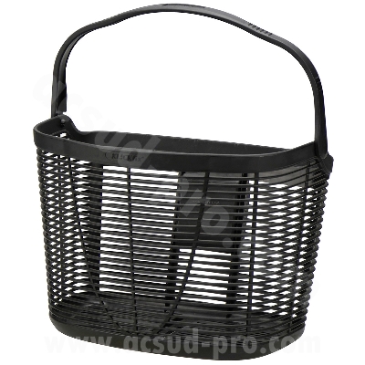 KLICKFIX LAMELLO MINI 18L BLACK PLASTIC FRONT BASKET (39x28x28cm)