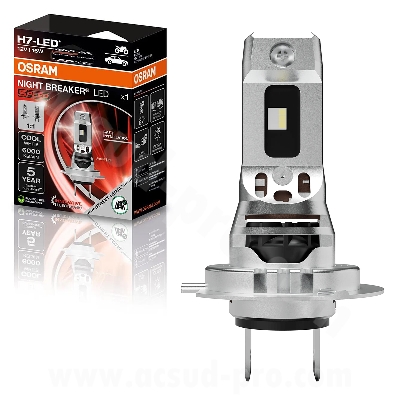 LAMPADINA LED 12V OSRAM NIGHT BREAKER SPEED H7 OMOLOGATA