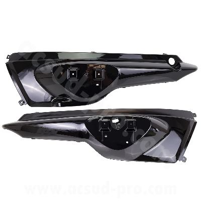 COQUE ARRIERE DROIT ET GAUCHE ADAPT. YAMAHA STUNT / SLIDER 2005-2012  NOIR (OEM : 5JH-F1731-00-P0 + 5JH-F1741-00-P0)