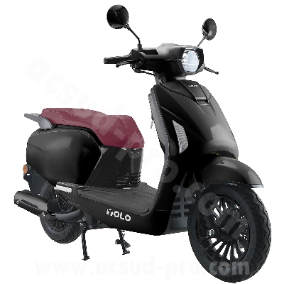 SCOOTER TNT MOTOR YOLO NOIR 12" / 10" 4 TEMPS 50cc INJECTION EURO 5/+