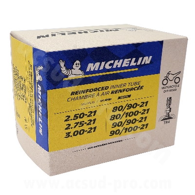 CHAMBRE A AIR 21'' 2.50-21, 2.75-21, 3.00-21, 80/90-21, 90/90-21, 80/100-21, 90/100-21, MICHELIN 21MDR VALVE TR4 (CROSS) 3528708330924