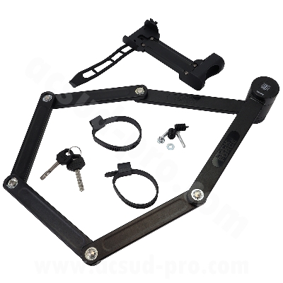 FOLDING/ARTICULATED ANTI-THEFT DEVICE WITH 360° ROTATING HEAD - LENGTH 100CM - ART** APPROVED