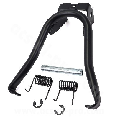 CAVALLETTO CENTRALE PIAGGIO CIAO (L: 230MM / ASSE 14MM) NERO