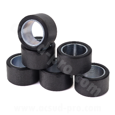 KIT 6 RULLI  VARIATORE RB MAX 20 X 12 8.5g  YAMAHA 125 XMAX NMAX, MAJESTY, CYGNUS X / MBK 125 SKYCRUISER, SKYLINER, FLAME-X (6 PZ) ( QUALITà PREMIUM )     