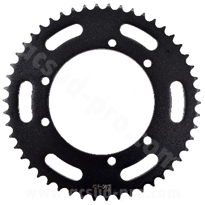 CORONA  SHERCO ENDURO -SM 2003-2020 428 50 DTS NEGRO ( D: 110MM / 3 X 2 TROUS )      