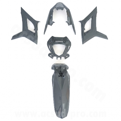 KIT BODYWORK TO FIT  BETA 50 RR  MOTARD 2021 ( 5 PIECES ) GREY 