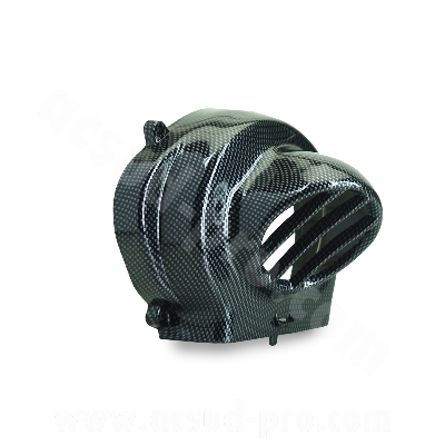 COOLING FAN TO FIT PIAGGIO 50 ZIP, TYPHOON, FLY, LIBERTY, VESPA LX/GILERA 50 STALKER, ICE CARB FIBRE EFFECT