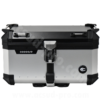 BAULETE COOCASE KEYLESS ALUMINIUM BOXES 65 LITER  ( 1PCS ) NEGRO / GRISO    