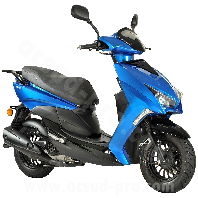 SCOOTER TNT MOTOR DIXON BLEU VERTIGO 10'  4 TEMPS 50cc INJECTION
