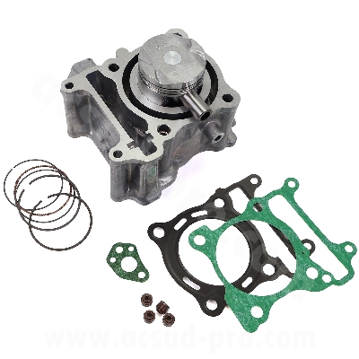 CYLINDRE MAXISCOOTER RB MAX ENDURANCE FONTE ADAPT. HONDA SH 125CC 2020-2024 / PCX 125CC 2020-2024  Ø53.5mm (axe Ø14) (OEM : 12100-K0R-V00) QUALITE ORIGINE 