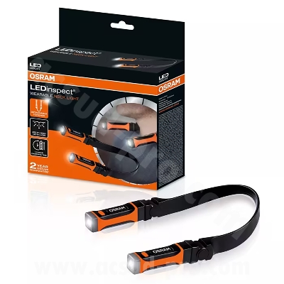 LAMPE  TORCHE / ATELIER A LEDS OSRAM AUTOUR DU COU (RECHARGEABLE USB)