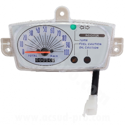 COMPTEUR ADAPT. MBK 50 OVETTO 1997-2000 / YAMAHA 50 NEOS 1997-2000  ( OEM : 5AD-H351000 )