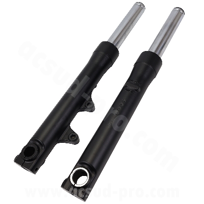 PAIRE DE TUBES DE FOURCHE ADAPT  HONDA SH 350CC 2021-2024 (OEM : 51400-K1W-D31 + 51500-K1W-D31 )
