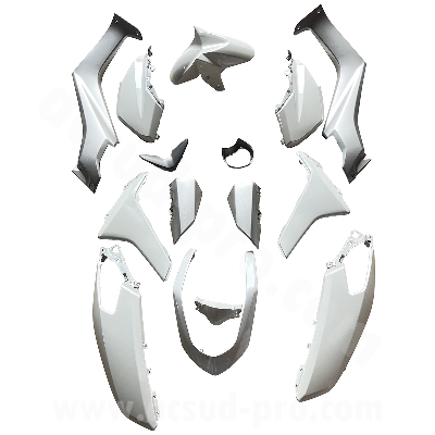 KIT CARENE 15 PEZZI CARENA YAMAHA NMAX 125CC  2015_2020  BIANCO