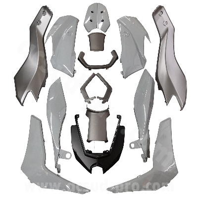 KIT CARROSSERIE ADAPT. YAMAHA NMAX 125CC 2025 GRIS NARDO (16 PIECES)