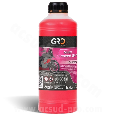 LIQUIDO RADIATORI GLOBAL RACING OIL GCC-30 (1L) GRO MOTO COOLANT OAT  