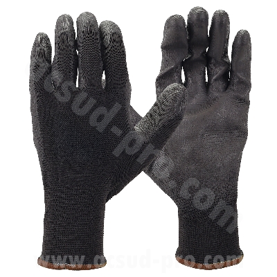 GANTS ATELIER POLYURETHANE NOIR HOMOLOGUE CE - TAILLE 9 (L) (PAIRE)