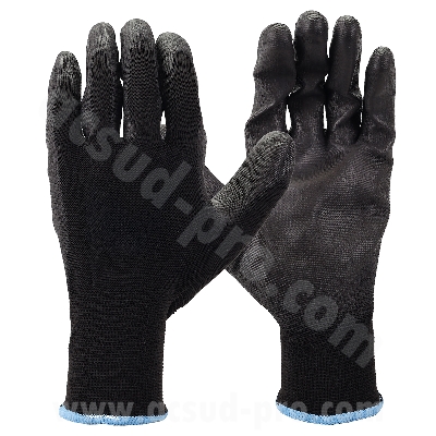 GANTS ATELIER POLYURETHANE NOIR HOMOLOGUE CE - TAILLE 11 (XXL) (PAIRE)