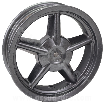 CERCHIO DA 12' PER YAMAHA, MBK STUNT / ROCKET / BOOSTER NERO (POSTERIORE)