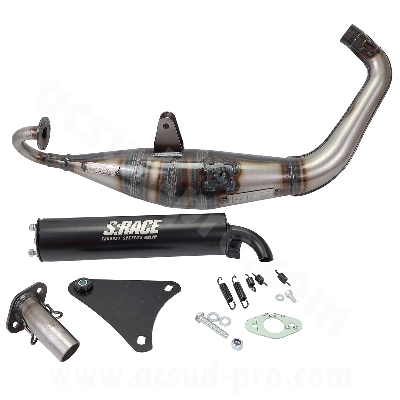 POT D'ECHAPPEMENT MVT SCOOT S ROAD ADAPT. BOOSTER SILENCIEUX NOIR (EC 031B)