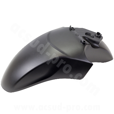 GARDE BOUE AVANT ADAPT. PIAGGIO LIBERTY 50-125CC  2014-2023 NOIR MAT (OEM : 1B0013396)
