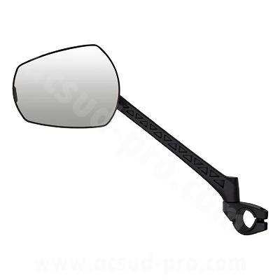 ZEFAL ESPION E80 LEFT-SIDE BIKE MIRROR, FOLDABLE/ADJUSTABLE, WIDE (IDEAL FOR E-BIKES))