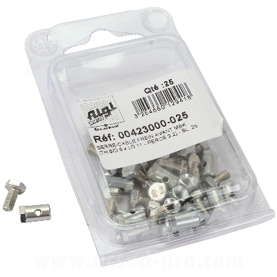 BRAKE CABLE CLIP MBK ( 423000-25 ) X100PCS   
