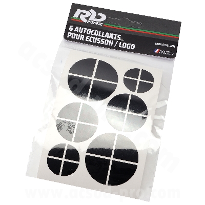 ADHESIVOS REFLECTANTES  NEGRO POR LOGO BMW RT/GS 1200 / GS1250 / GS1300 / K1600