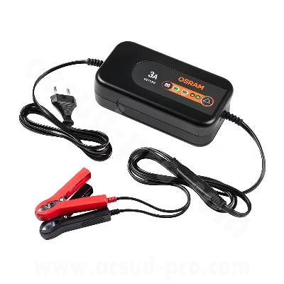 BATTERY CHARGER  AND RANGE  6-12V 4A OSRAM